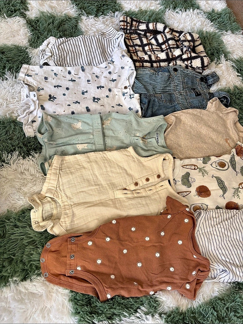 Baby Clothing Bundle in Blue & Brown Unisex